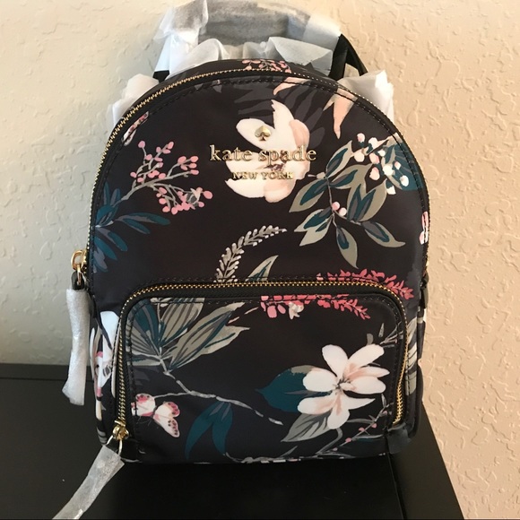 kate spade botanical backpack